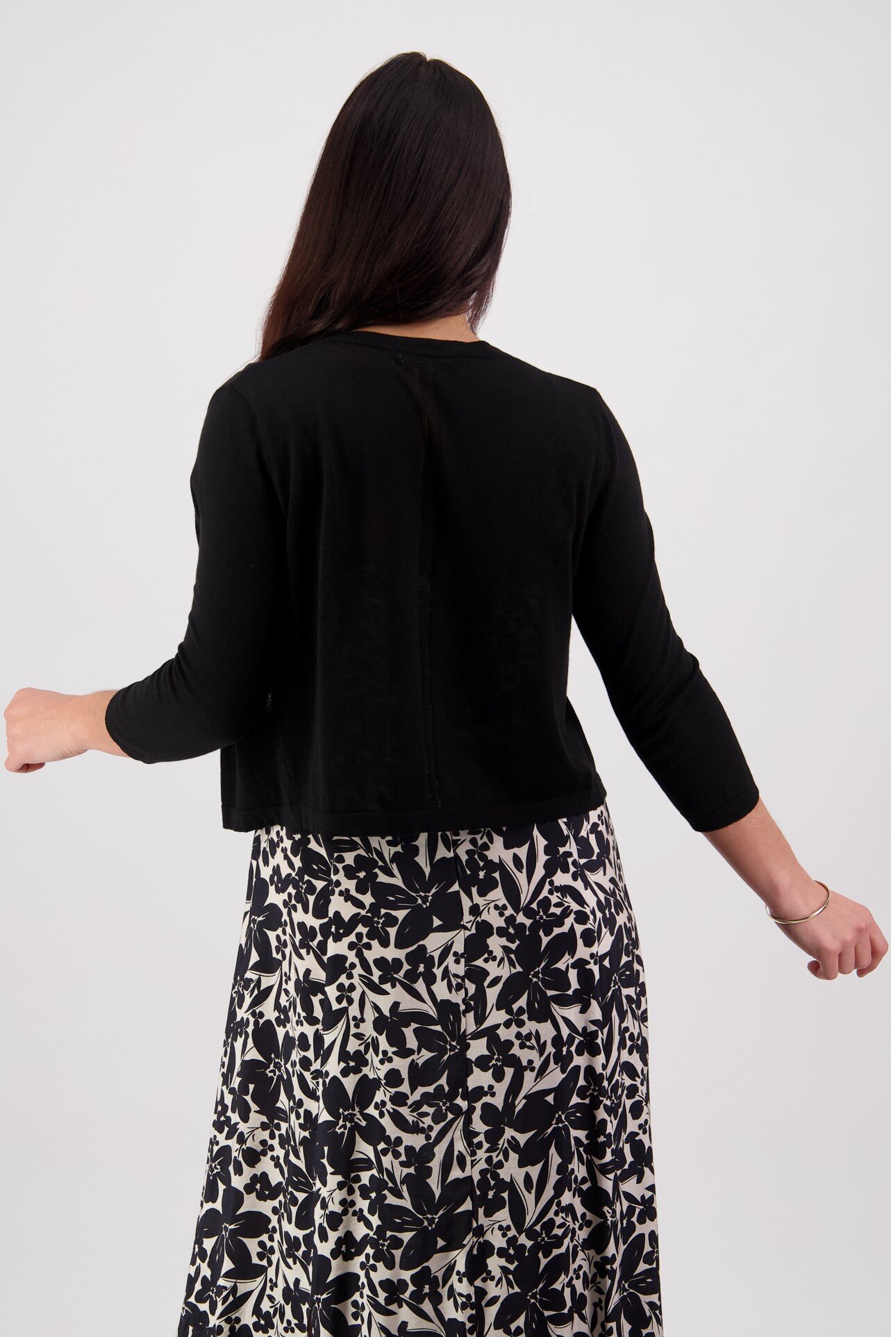 Open Knit Tie Front Shrug