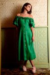 My Heart Frill Go On Dress (Green)