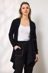 Luna Split Cardigan (Black)