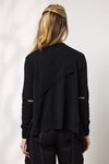 Luna Split Cardigan (Black)