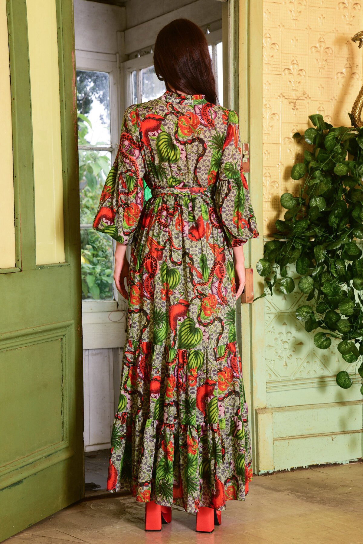 olive and orange dress Dress Who Dress (Olive/Orange) - Dresses : Just Looking