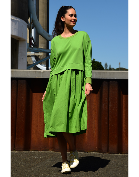 Easy Street Dress (Green)