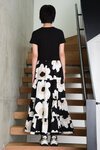 Double Trouble Dress (Black and White Floral)
