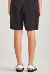 Willa Linen Shorts (Black)