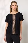 Luna Sequin Tee (Black)