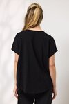 Luna Sequin Tee (Black)