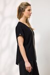 Luna Sequin Tee (Black)