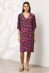 Melody Dress (Fuchsia Floral Print)