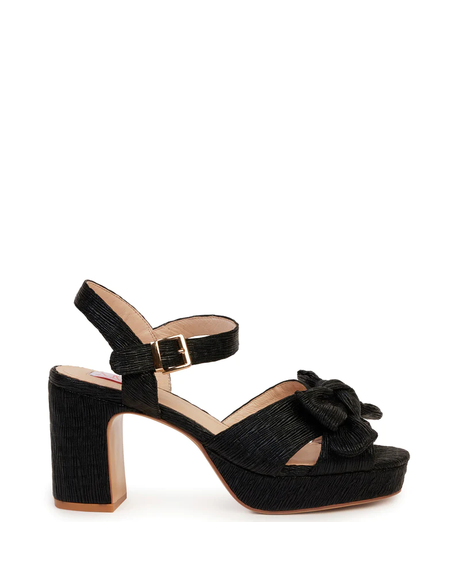 Zsa Zsa Heel (Black Pleats)