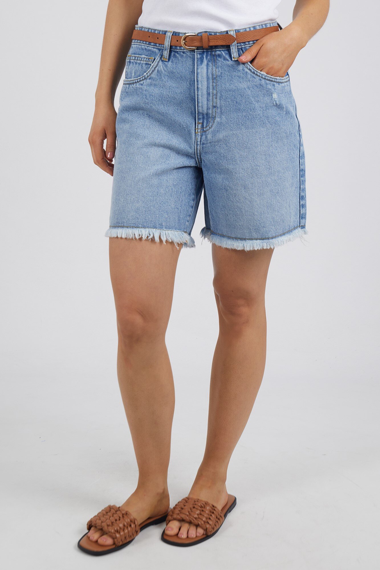 Millie Short in 90's Vintage Blue