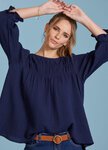 Gause N' Effect Top (Navy)