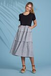 Hotline Dress (Black/Stripe)
