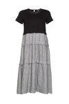 Hotline Dress (Black/Stripe)