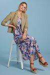 Starburst Midi Dress (Navy Multi)