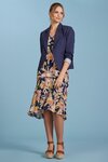 Pina Colada Dress (Navy Multi)
