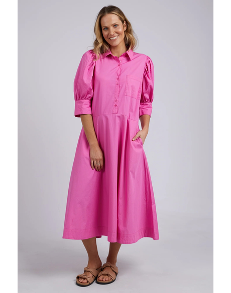 Primrose Dress (Super Pink)