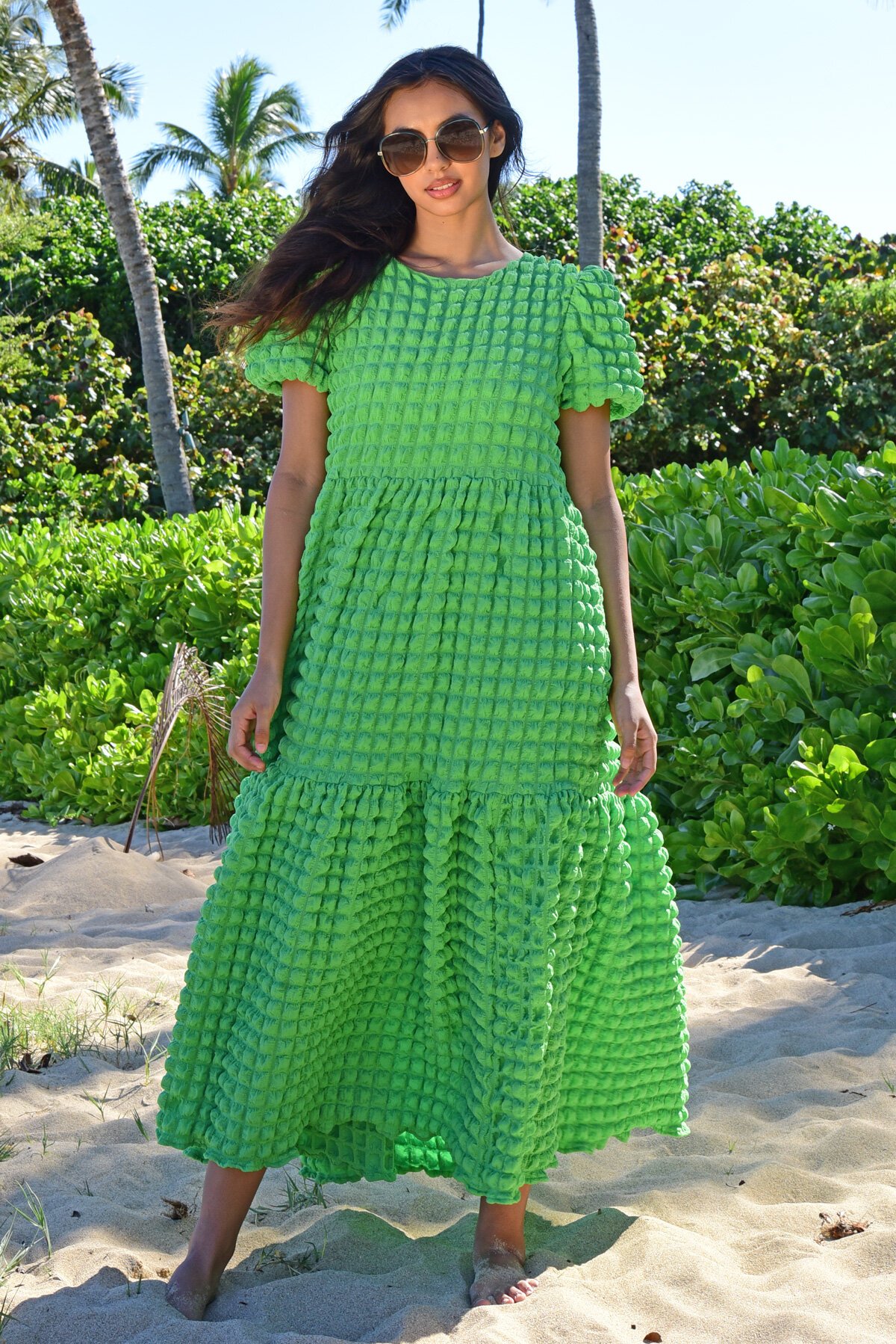Puff'N But Love Dress (Green) LabelsTrelise Cooper Just Looking