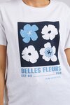 Belle Flrurs Tee (White)