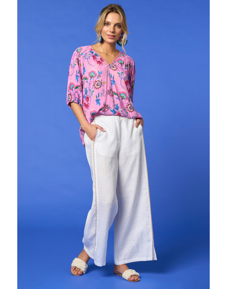 Axminster Top (Pink Multi)