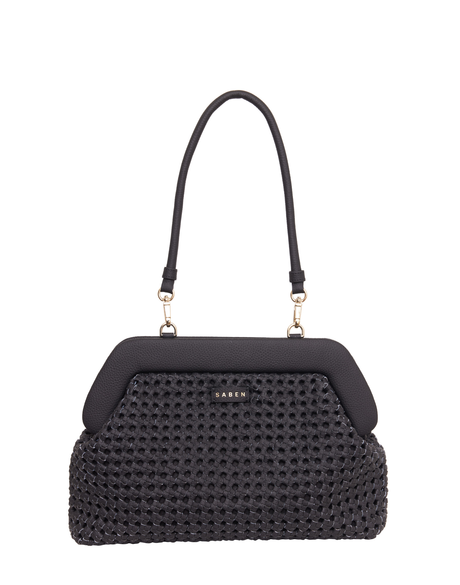 Ginny Shoulder Bag (Black Braid)