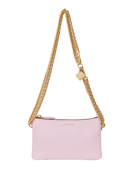 Lily Mini Bag (Coconut Ice + Gold Curb Chain)