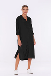 Lani Shirt Dress (Black)