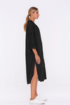Lani Shirt Dress (Black)