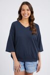 Mazie Vee Neck (Navy)