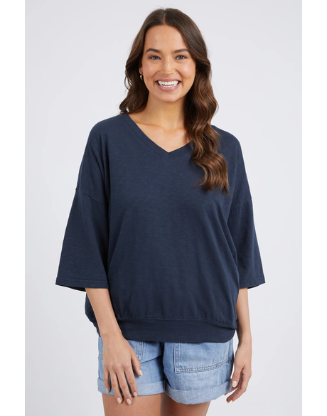 Mazie Vee Neck (Navy)