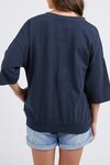 Mazie Vee Neck (Navy)