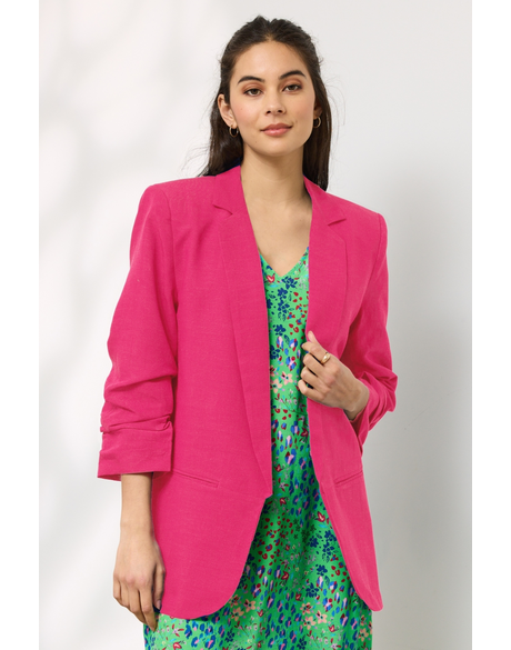 Bodhi Linen Blazer (Pink)