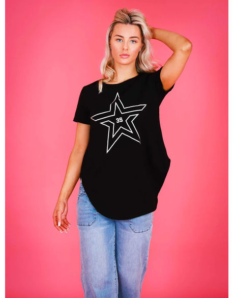 Josephine Super Star Tee (Black)