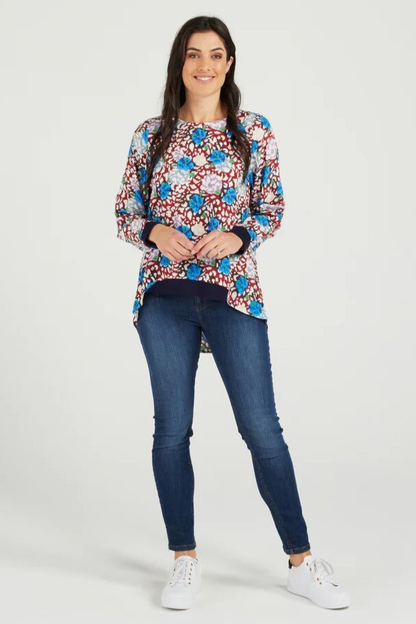 Zafina Alina Top - Flower Thread