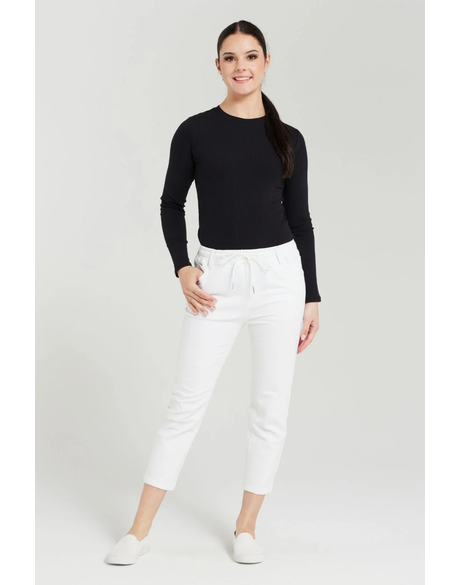 Frankie Pant (White) - Labels-Zafina : Just Looking - Zafina OS SALES23