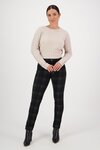 Skinny Leg Full Length Ponti Pant w/ Cuff