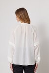 Meline Pintuck Shirt (White)