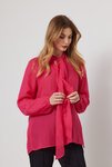 Meline Tie Shirt (Hot Pink)