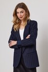 Claude Blazer (Navy Stripe)