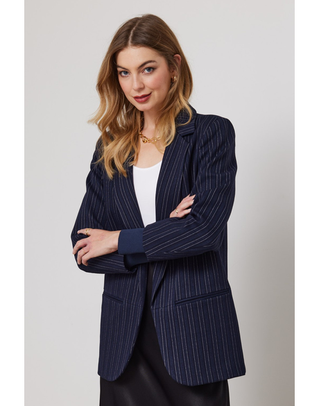 Claude Blazer (Navy Stripe)