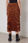 Ember Pleat Skirt (Check Print)