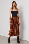 Ember Pleat Skirt (Check Print)