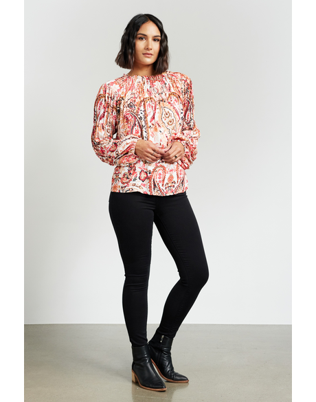 Britta Top (Arabella Print)