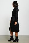 Eva Shirt Dress (Black Jacquard)
