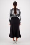Mid Length Fluted Skirt