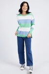 Hallie Stripe Knit (Meadow/Hydrangea/Pearl Stripe)