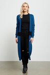 Kyle Knit Cardi (Antique Blue/Black)