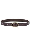 Willow Leather Belt (Mahogany)