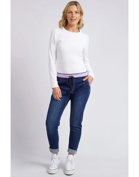 Melody Denim Jogger (Indigo)