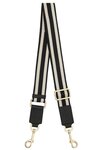 Feature Strap Webbing (Black+White)