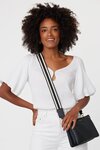 Feature Strap Webbing (Black+White)